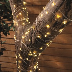 Solárna LED svetelná reťaz Micro, 15m