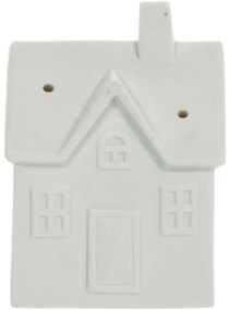 Retlux - LED Porcelánová dekorácia LED/3xLR44/teplá biela domček biela