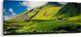 Obraz horskej krajiny (120x50 cm)