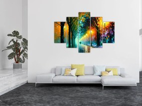 Obraz - Nočná prechádzka (150x105 cm)