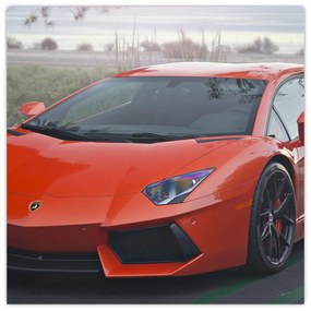 Obraz červeného Lamborghini