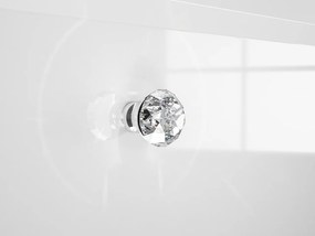 TOALETNÝ STOLÍK CRISTINE BIELY LESK 100 cm