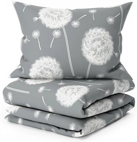 Bavlnené obliečky DANDELION BLEND sivé Rozmer obliečky: 70 x 90 cm | 140 x 220 cm