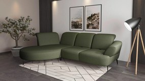XXXLutz ROHOVÁ SEDAČKA, textil, olivovozelená Sit & More - Sedačky - 000144013224