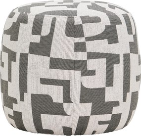 XXXLutz TABURETKA „PUFF“, 46/40/46 cm MID.YOU - Kreslá - 001243008101