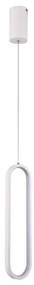 LED Luster na lanku LED/13W/230V 4000K biela