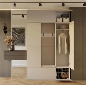 Předsíňová stěna Haga I 150 cm kašmír