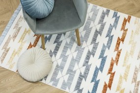 Koberec BROADWAY C0784 biely / žltý / krémový