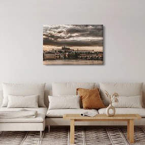 Obraz Pražského hradu za šera (90x60 cm)