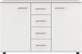 Komoda Cheep, biela, 130 cm