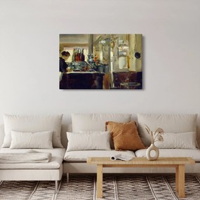 Obraz - Style of Edouard Manet, Bon Bock Cafe, reprodukcia (90x60 cm)