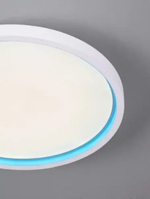 Moderné stropné svietidlo Chet RGB 39 s diaľkovým ovládaním