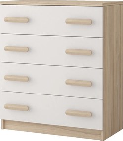 Komoda SMYK - dub sonoma/biela (viac variant)