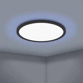 Eglo 900092 - LED RGBW Stmievateľné stropné svietidlo ROVITO-Z LED/16,5W/230V čierna