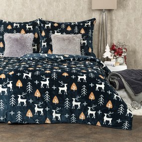 4Home obliečky mikroflanel Nordic Deer, 140 x 220 cm, 70 x 90 cm