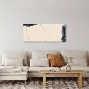 Obraz - Béžová abstrakcia (120x50 cm)