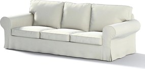 Poťah na sedačku Ektorp (rozkladacia, pre 3 osoby) NOVÝ MODEL 2013 farba produktu krémová látka lesklá, zamatová