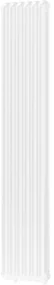 Mexen Kent, vykurovacie teleso 1882 x 380 mm, 1392 W, biela, W216-1882-380-00-20