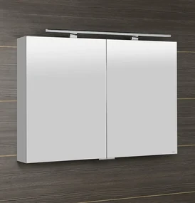 Sapho Sapho, MIRRÓ galérka s LED osvetlením, 100x70x16cm, biela, MC100-0030