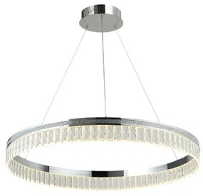LED stmievateľný krištáľový luster na lane THALIA LED/55W/230V 3000-6000K + diaľkové ovládanie