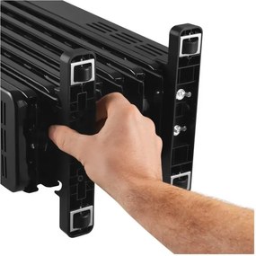 Sencor - Olejový radiátor s 7 rebrami 600/900/1500W/230V čierny