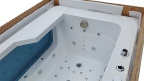 BPS-koupelny Hydromasážna vaňa HYD-NE912WH 170x90 BIELA s ohrevom vody