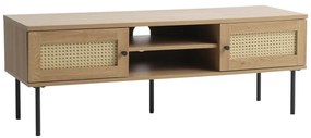 TV stolík v dekore duba v prírodnej farbe 120x43 cm Pensacola – Unique Furniture