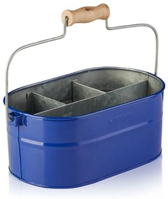 Humdakin Plechový úložný box System Bucket Blue