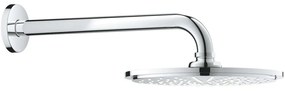 GROHE Rainshower Cosmopolitan horná sprcha 1jet EcoJoy, priemer 210 mm, so sprchovým ramenom 286 mm, chróm, 26062000