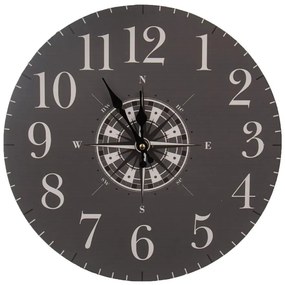 Hodiny nástenné Kompas pr. 34 cm