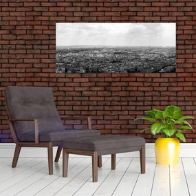 Obraz - Strechy domov v Paríži (120x50 cm)