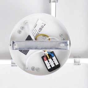 Dizajnové nástenné svietidlo biele 3-svetlá - Planes