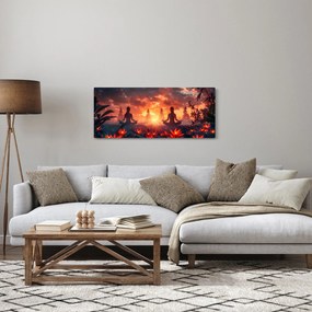 Obraz - Jóga v prírode (120x50 cm)