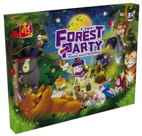 Detské puzzle Zvieratká v lese 216 dielikov Aga4Kids MR1463