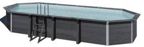 Kompozitný bazén 804 x 386 x 124 cm ovál GRE KPCOV80