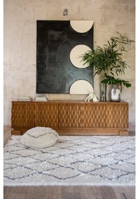 Krémový prateľný ručne tkaný vlnený koberec 200x300 cm Berber Soul – Lorena Canals