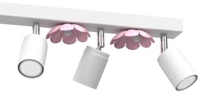 Bodové svietidlo FLOWER 6xGU10/8W/230V biela