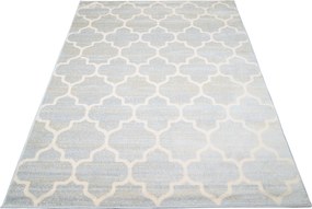 TA Koberec 4496B L.MODRÁ / KRÉMOVÁ MIA Rozmer: 140x200 cm