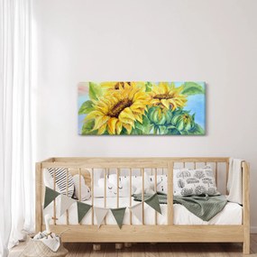 Obraz rozkvitnutých slnečníc (120x50 cm)