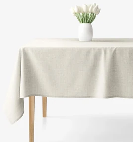 Goldea hranatý obrus 100% bavlnené plátno - prírodný režný 100 x 100 cm