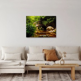 Obraz - Most cez riečku (70x50 cm)