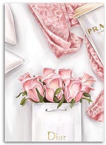 Gario Obraz na plátne Ruže v taške Dior Rozmery: 40 x 60 cm