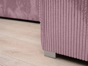Svetlofialová rohová pohovka SMART COSARO, obojstranná + 2 vankúšiky ZADARMO