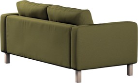Poťah na sedačku Karlstad (nerozkladací, 2-miestny, krátky) farba produktu zelená látka zapletaná