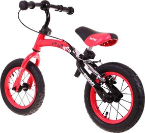 Ramiz Detské odrážadlo Boomerang SporTrike červené nácvik jazdy + variabilný rám