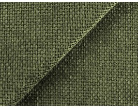 Zelená čalúnená dvojlôžková posteľ s úložným priestorom s roštom 140x200 cm Keoni – Makamii