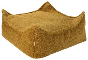 Hnedý detský sedací vak z textílie buklé Square – Wigiwama
