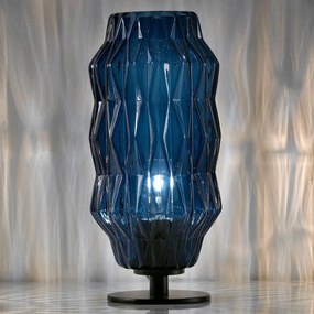 Stolná lampa Origami, modrá