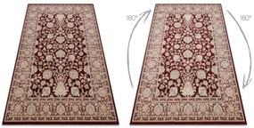 Koberec JADE 45009/301 Ramka, kvety červený / béžový