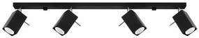 Bodové svietidlo MERIDA 4xGU10/40W/230V čierna